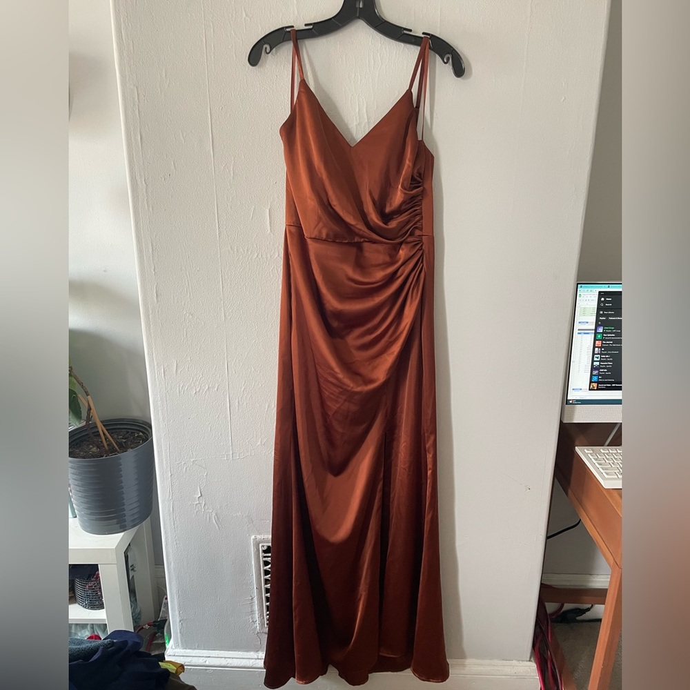 Revelry Rust 721 Satin Rory size 6